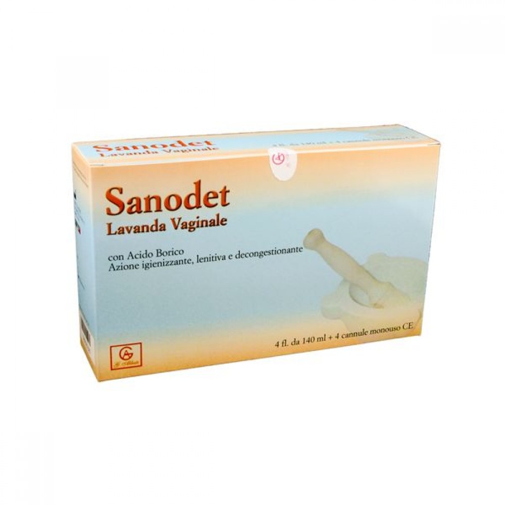 SANODET LAVANDA VAGINALE 4 FLACONI 140 ML
