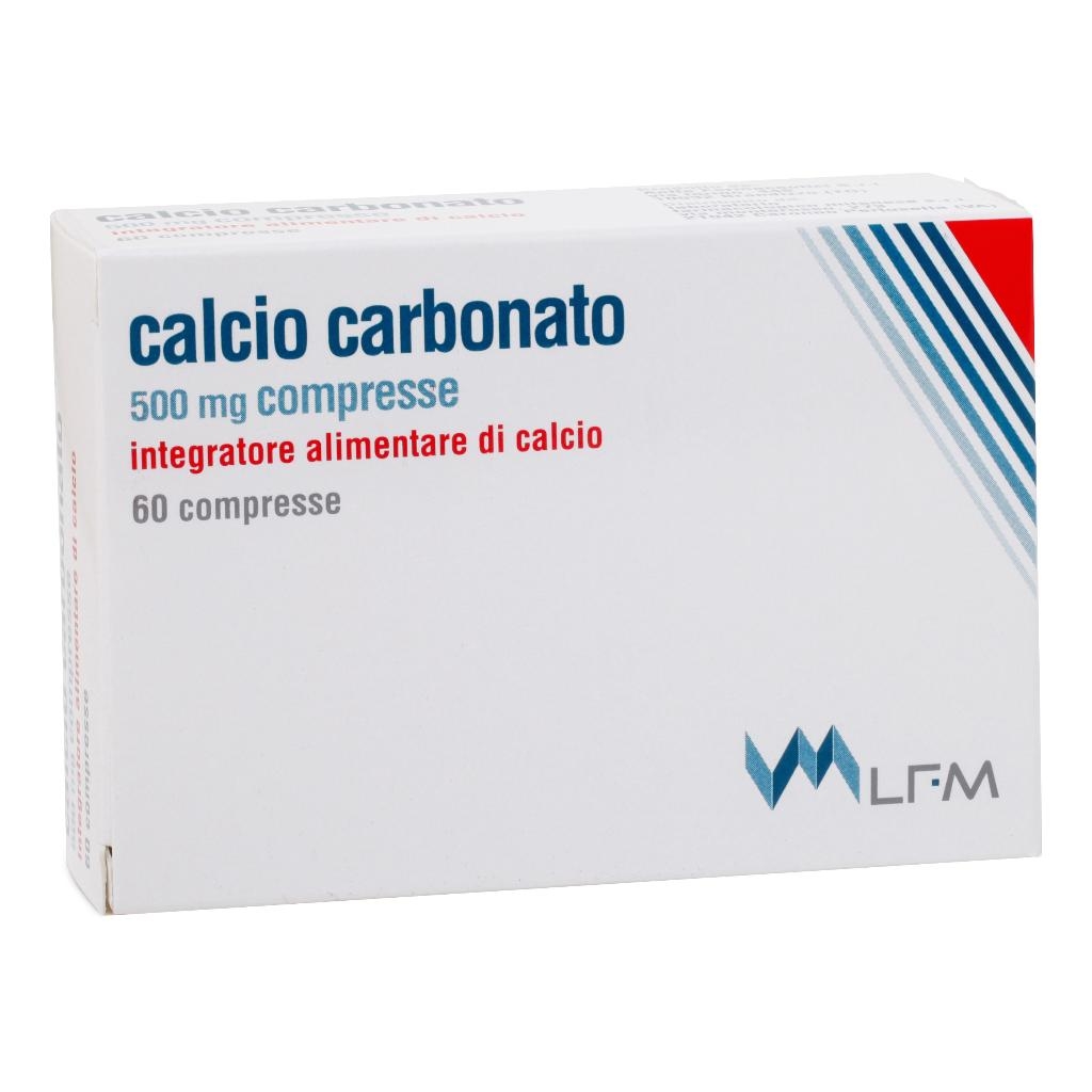 CALCIO CARBONATO 60 COMPRESSE 500 MG
