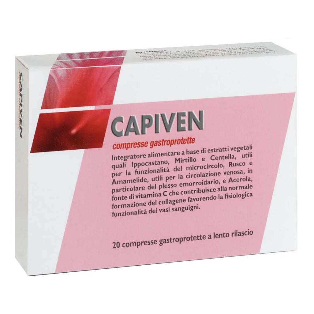 CAPIVEN 20 COMPRESSE GASTROPROTETTE A LENTO RILASCIO