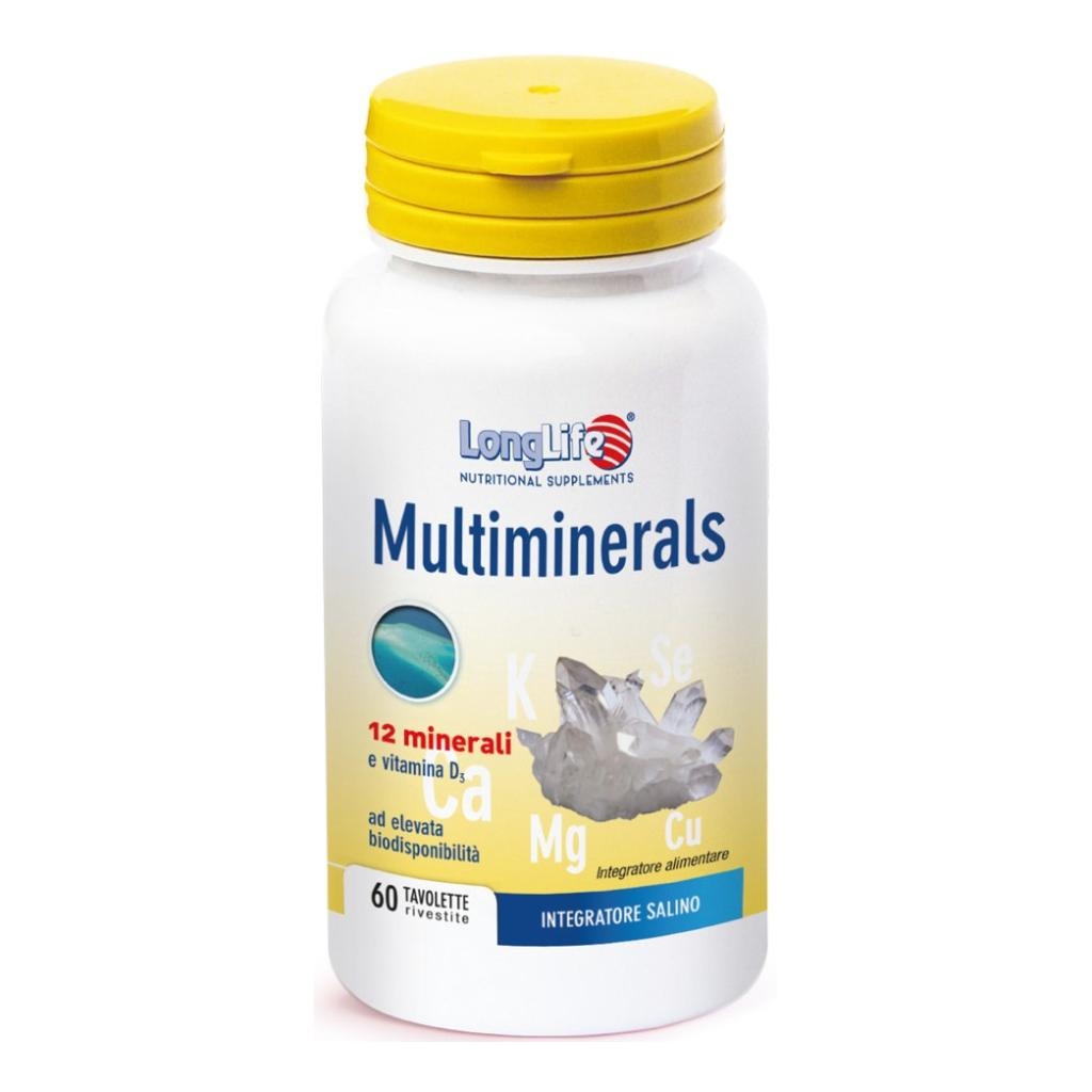 LONGLIFE MULTIMINERALS 60 TAVOLETTE RIVESTITE