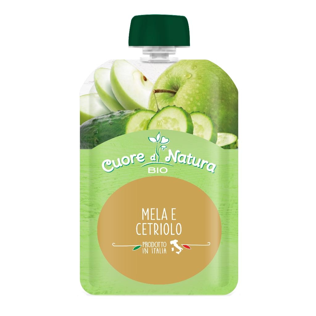 CUORE DI NATURA POUCH MELA CETRIOLO 100 G