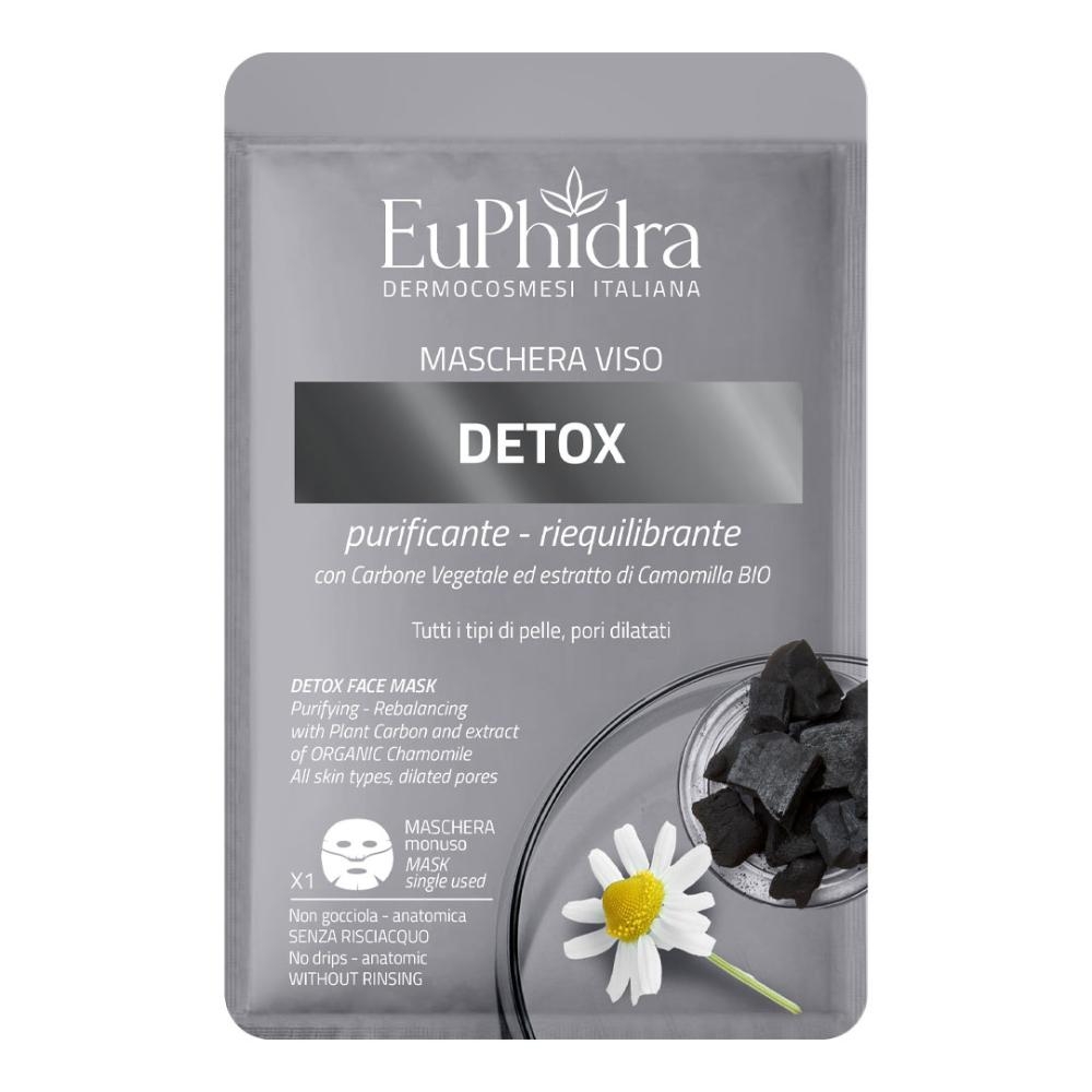 EUPHIDRA MASCHERA VISO DETOX 1 PEZZO