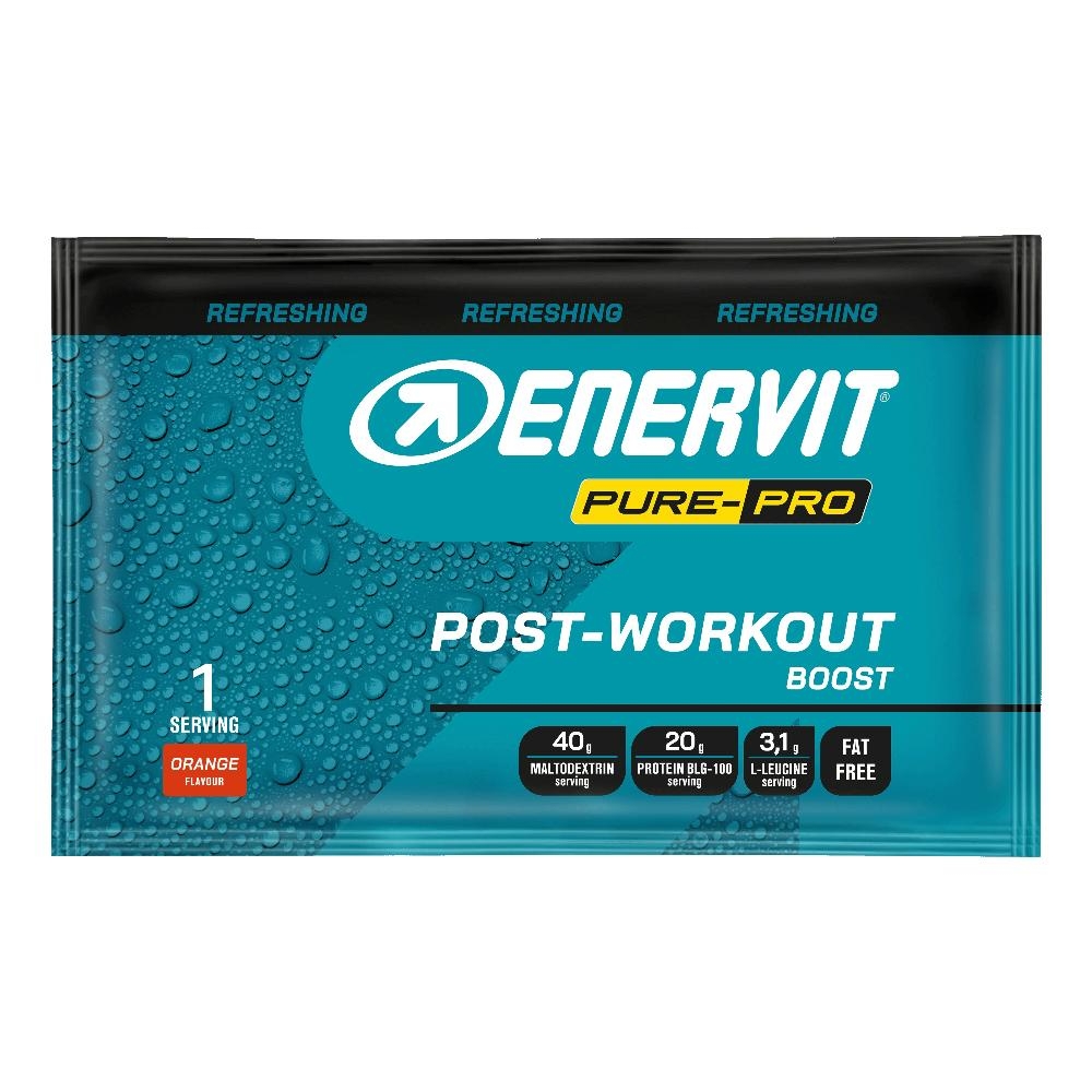 Enervit Pure-Pro - Post Workout Boost Bevanda Istantanea per Recupero Muscolare, 65g