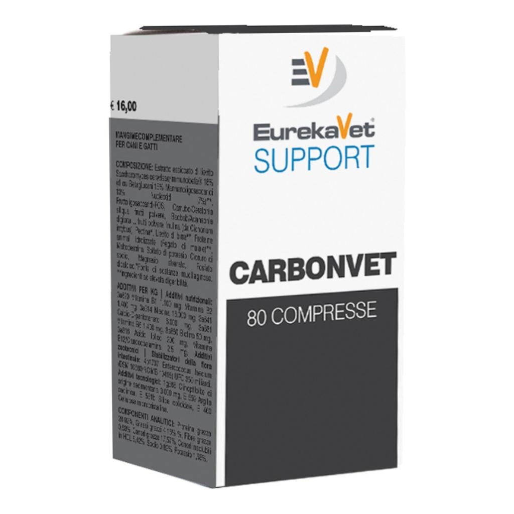 VETCARE CARBONVET 80 COMPRESSE 500 MG