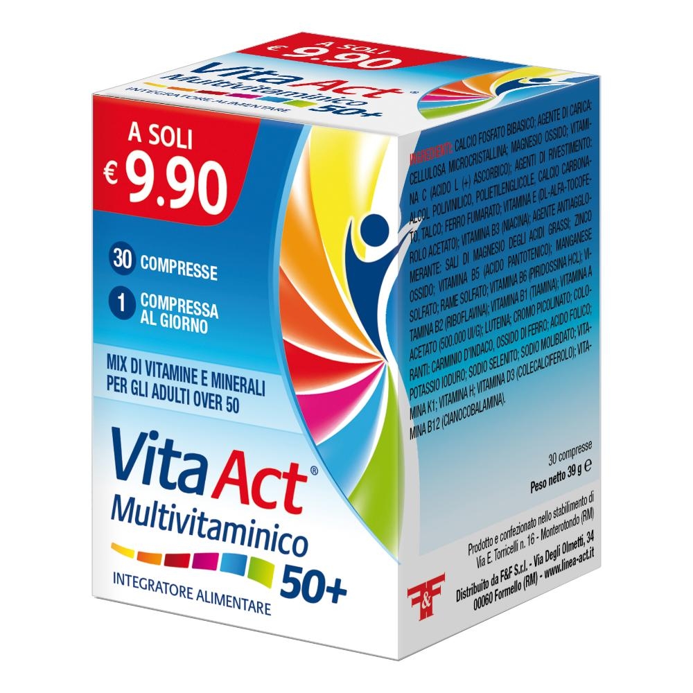 VITA ACT MULTIVITAMINICO 50+ 30 COMPRESSE