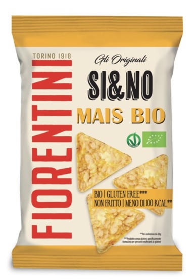 BIO SI&NO GALLETTINE DI MAIS TRIANGOLARI MULTIPACCO 6 CONFEZIONI DA 20 G