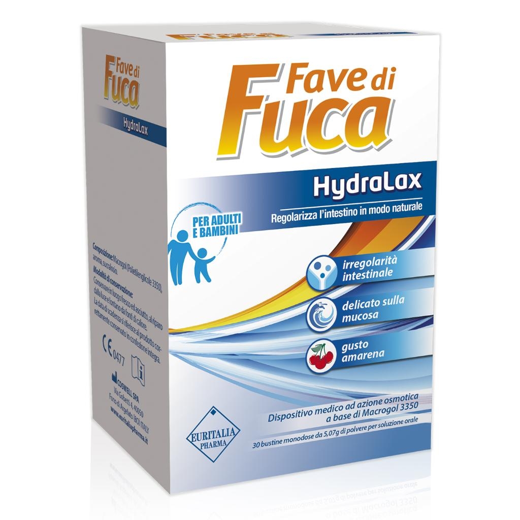 FAVE DI FUCA HYDRALAX 30 BUSTINE MONODOSE DA 5,07 G GUSTO AMARENA