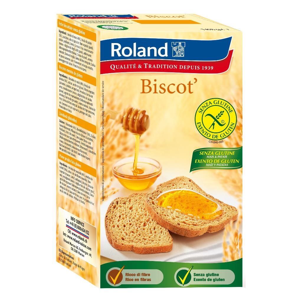 ROLAND BISCOT' FETTE BISCOTTATE 165 G