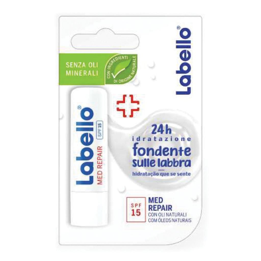 LABELLO MED REPAIR SPF15 24H IDRATAZIONE FONDENTE SULLE LABBRA 5,5 ML