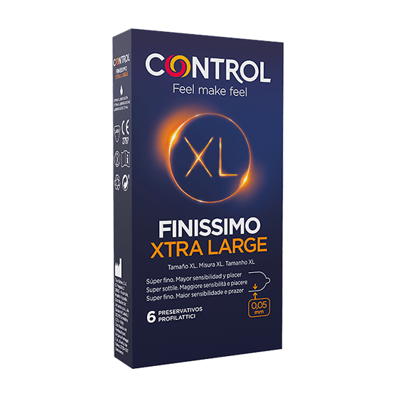CONTROL FINISSIMO XTRA LARGE 6 PEZZI