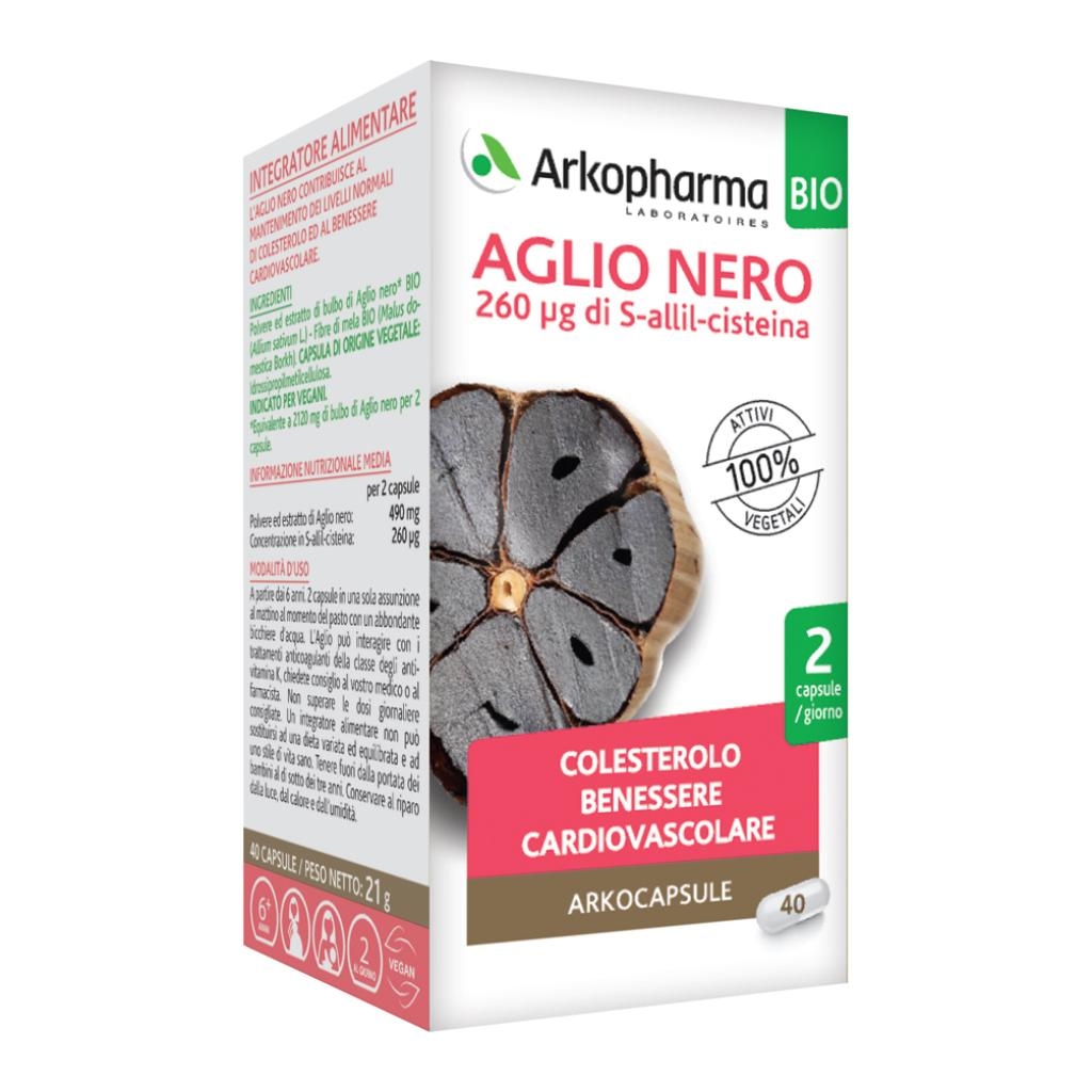 ARKOCAPSULE AGLIO NERO BIO 40 CAPSULE