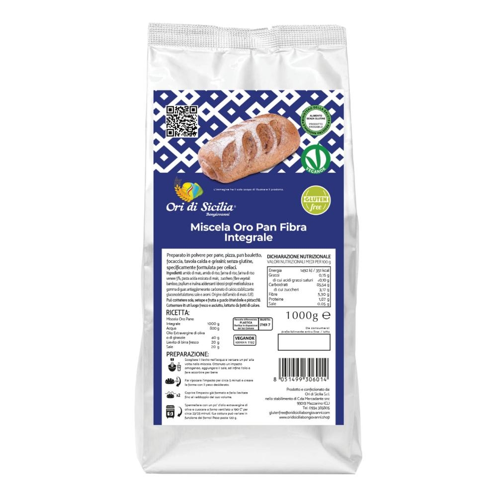 ORI DI SICILIA MIX ORO PAN FIBRA INTEGRALE 1 KG