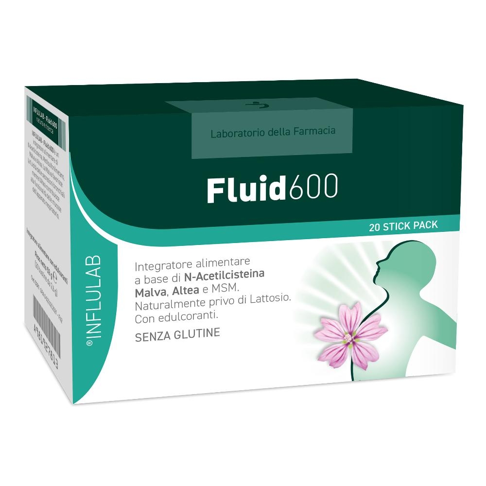 LABORATORIO DELLA FARMACIA FLUID 600 20 BUSTE