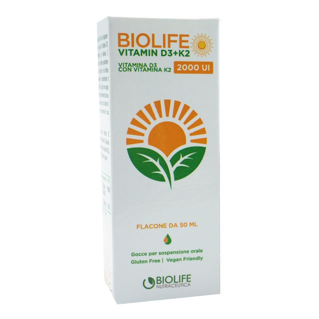 BIOLIFE D3+K2 GOCCE 50 ML