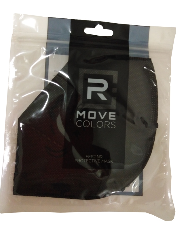 MOVE COLORS MASK FFP2 NERO 1 PEZZO