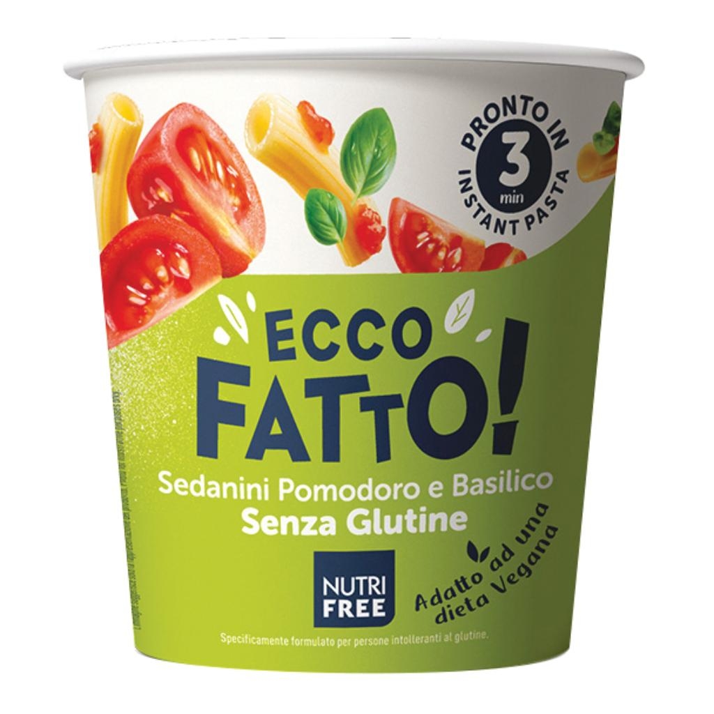 NUTRIFREE ECCO FATTO SEDANINI POMODORO E BASILICO 70 G