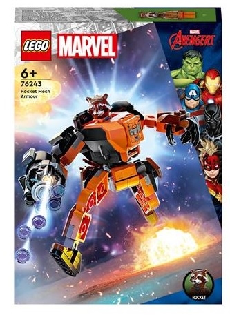 LEGO SUPER HEROES MARVEL 76243 ARMATURA MECH ROCKET