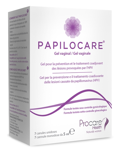 PAPILOCARE GEL VAGINALE 7 CANNULE MONODOSE X 5 ML