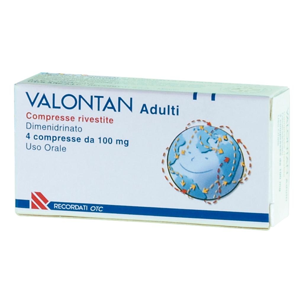 VALONTAN ADULTI 100 MG COMPRESSE RIVESTITE