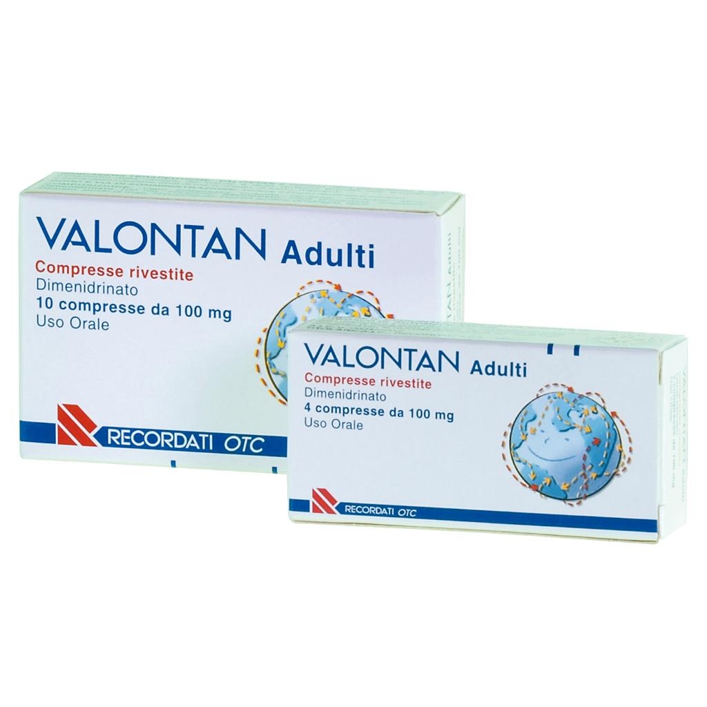 VALONTAN ADULTI 100 MG COMPRESSE RIVESTITE