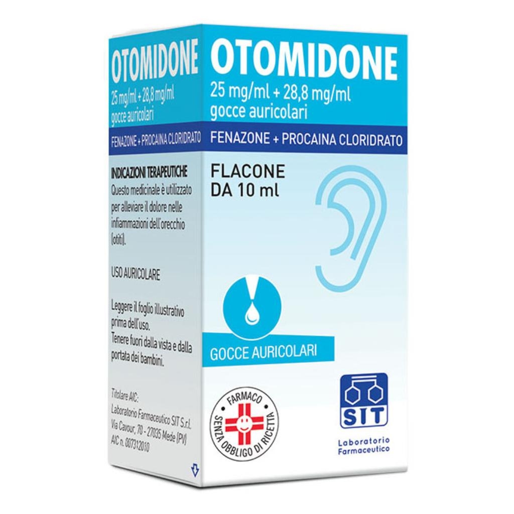 OTOMIDONE 25 MG/ML + 28,8 MG/ML GOCCE AURICOLARI