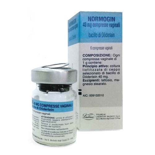 NORMOGIN – 40 MG COMPRESSE VAGINALI