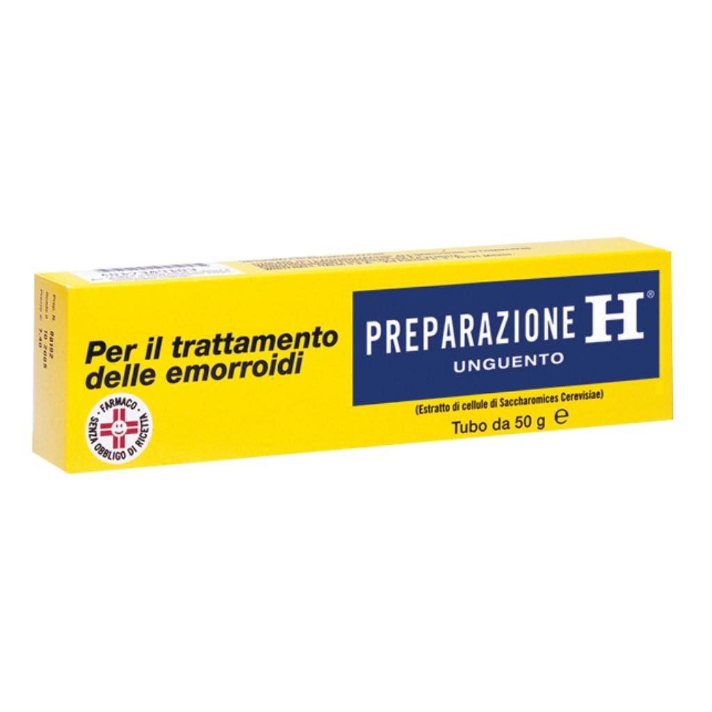 PREPARAZIONE H UNGUENTO PER EMORROIDI E RAGADI ANALI 1,08% 50 GRAMMI