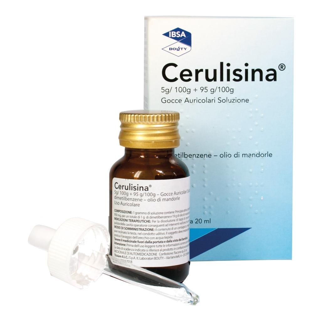 CERULISINA 4,6G /100 ML + 87 G/100 ML GOCCE AURICOLARI SOLUZIONE