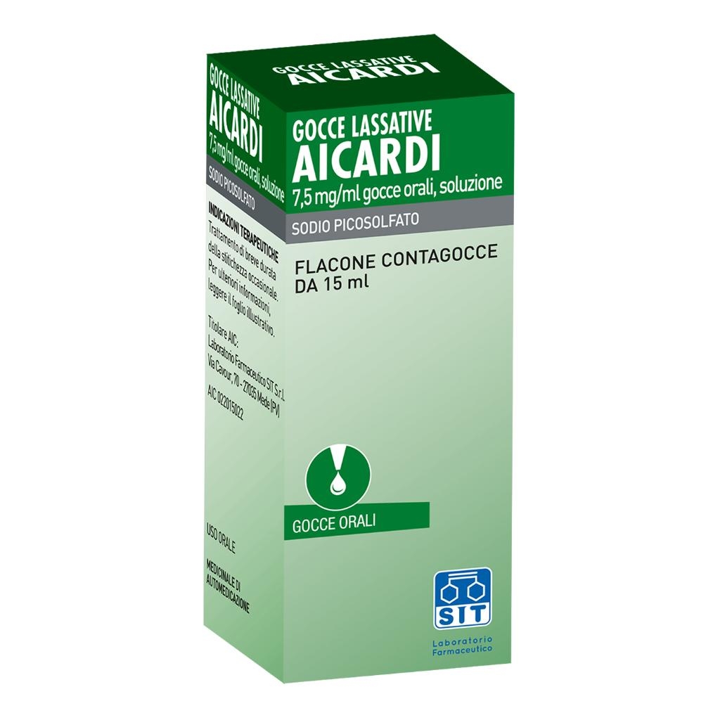 GOCCE LASSATIVE AICARDI 7,5 MG/ML GOCCE ORALI, SOLUZIONE