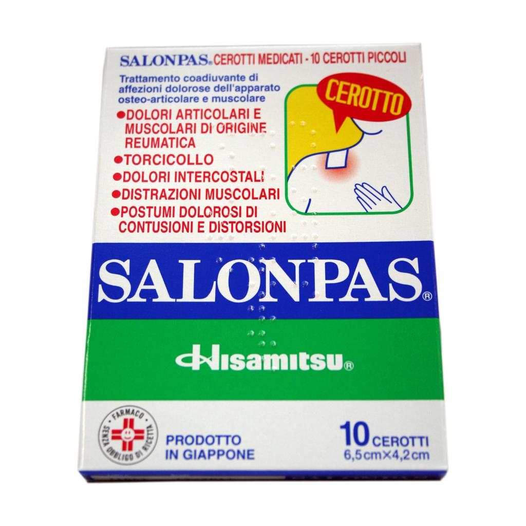 SALONPAS CEROTTI MEDICATI- 10 CEROTTI PICCOLI