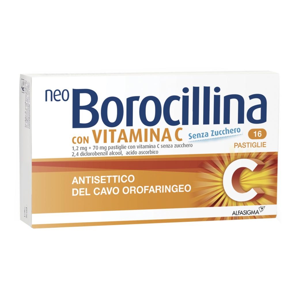 NEO BOROCILLINA “1,2 MG + 70 MG PASTIGLIE CON VITAMINA C SENZA ZUCCHERO”