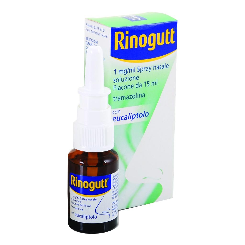 RINOGUTT 1 MG/ML SPRAY NASALE, SOLUZIONE CON EUCALIPTOLO - FLACONE DA 10 ML