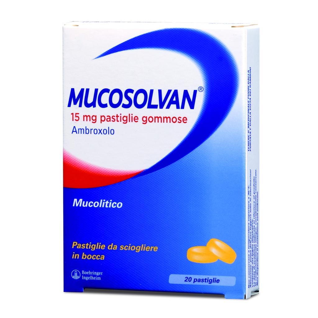 MUCOSOLVAN 15 MG PASTIGLIE GOMMOSE
