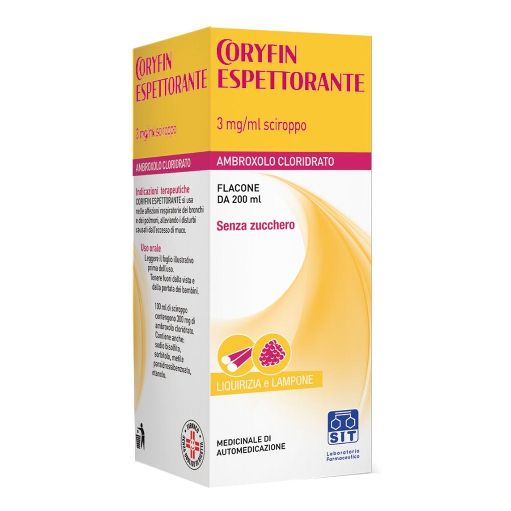 CORYFIN ESPETTORANTE 3MG/ML SCIROPPO