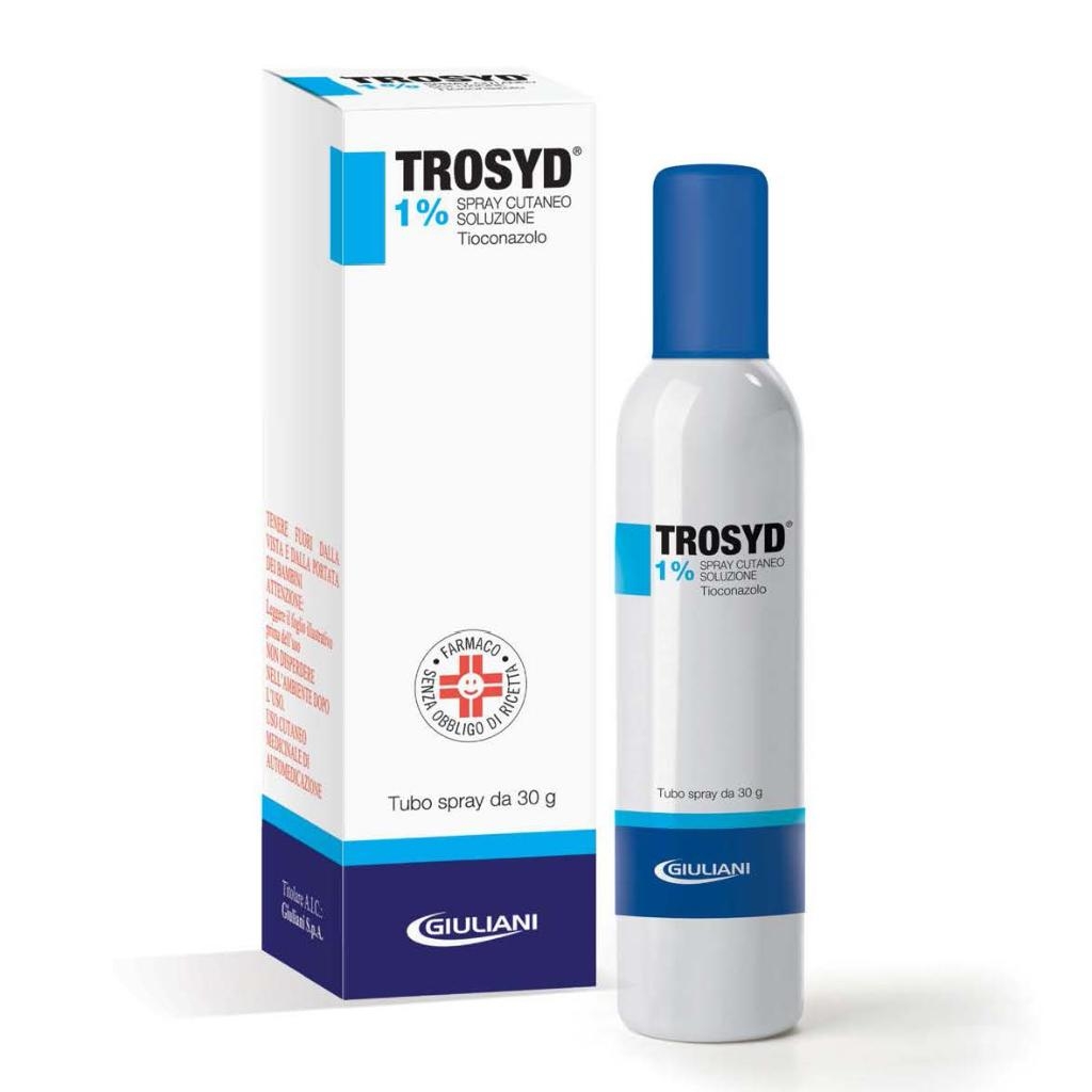 TROSYD 1% SPRAY CUTANEO, SOLUZIONE