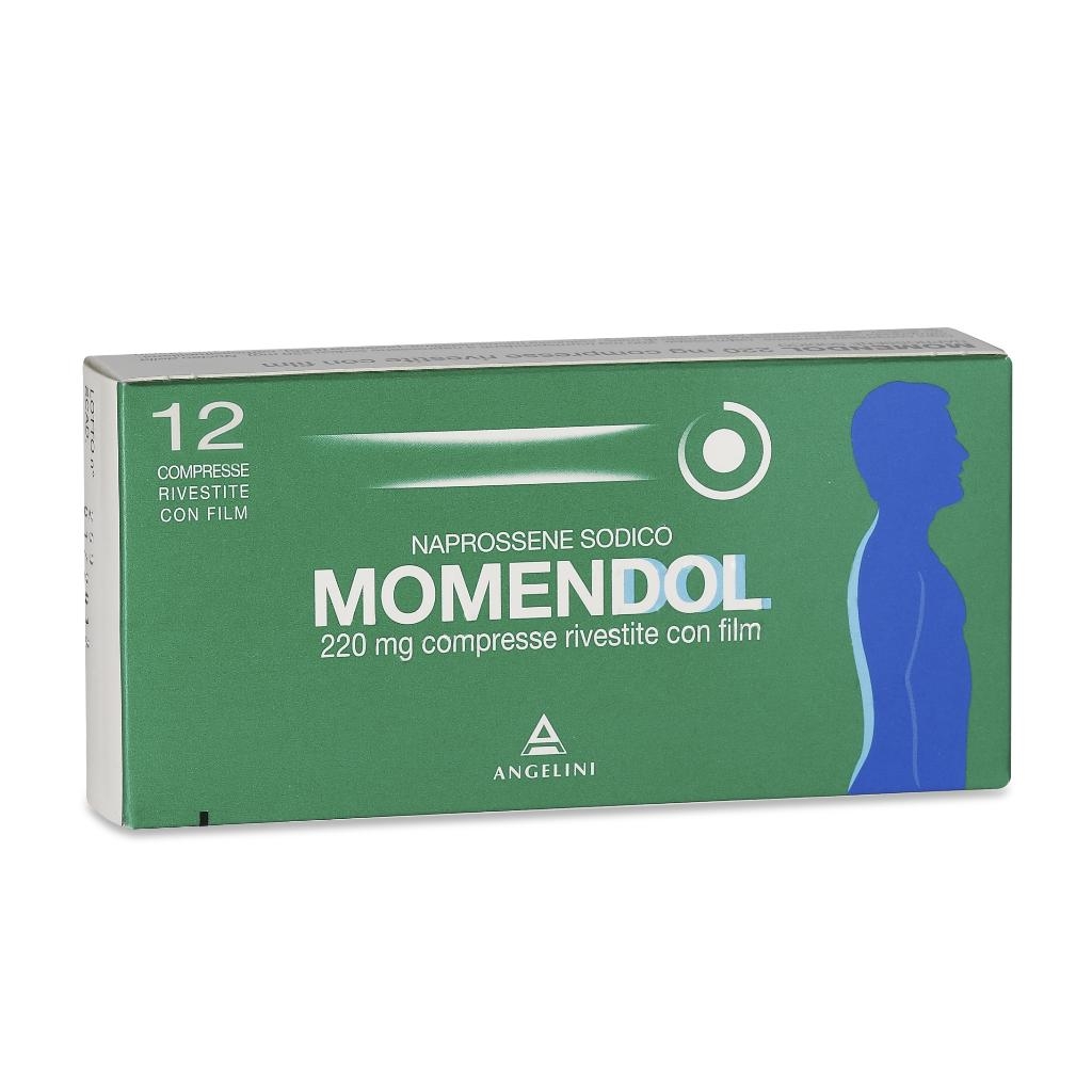 MOMENDOL 220 MG COMPRESSE RIVESTITE CON FILM