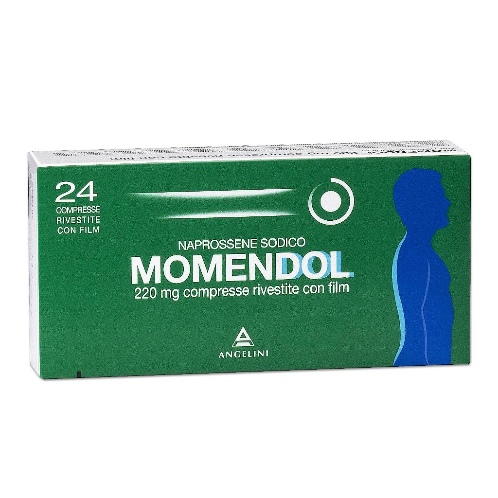 MOMENDOL 220 MG COMPRESSE RIVESTITE CON FILM