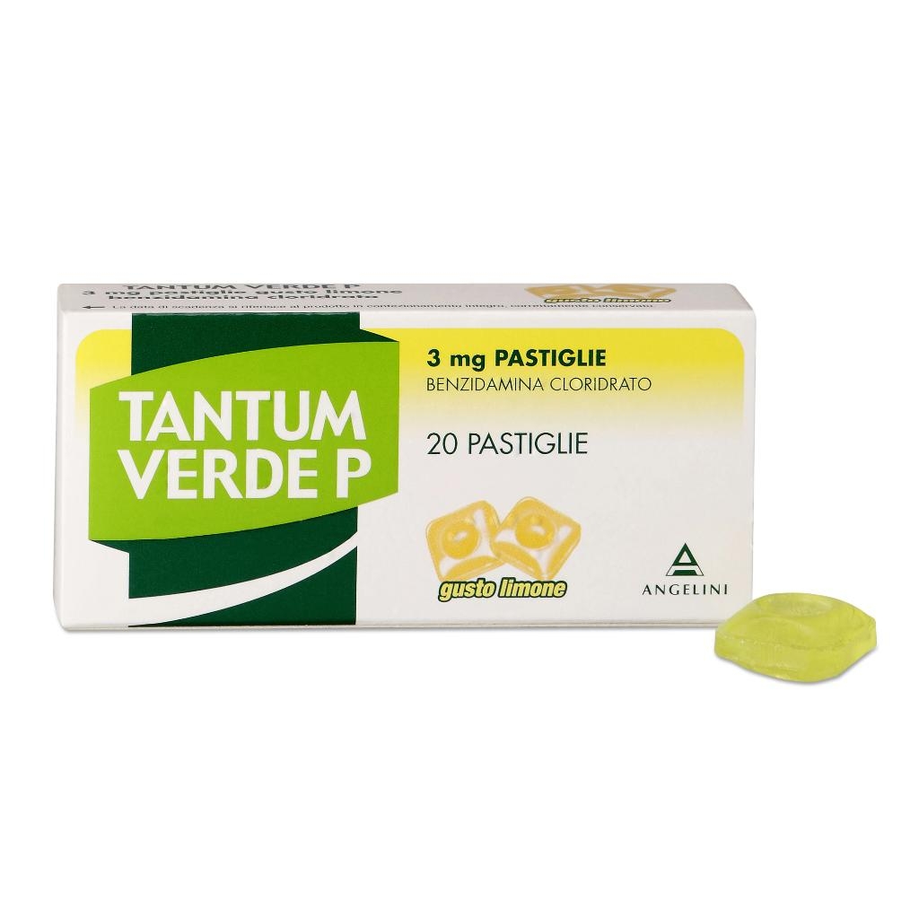 TANTUM VERDE P 3 MG PASTIGLIE GUSTO LIMONE