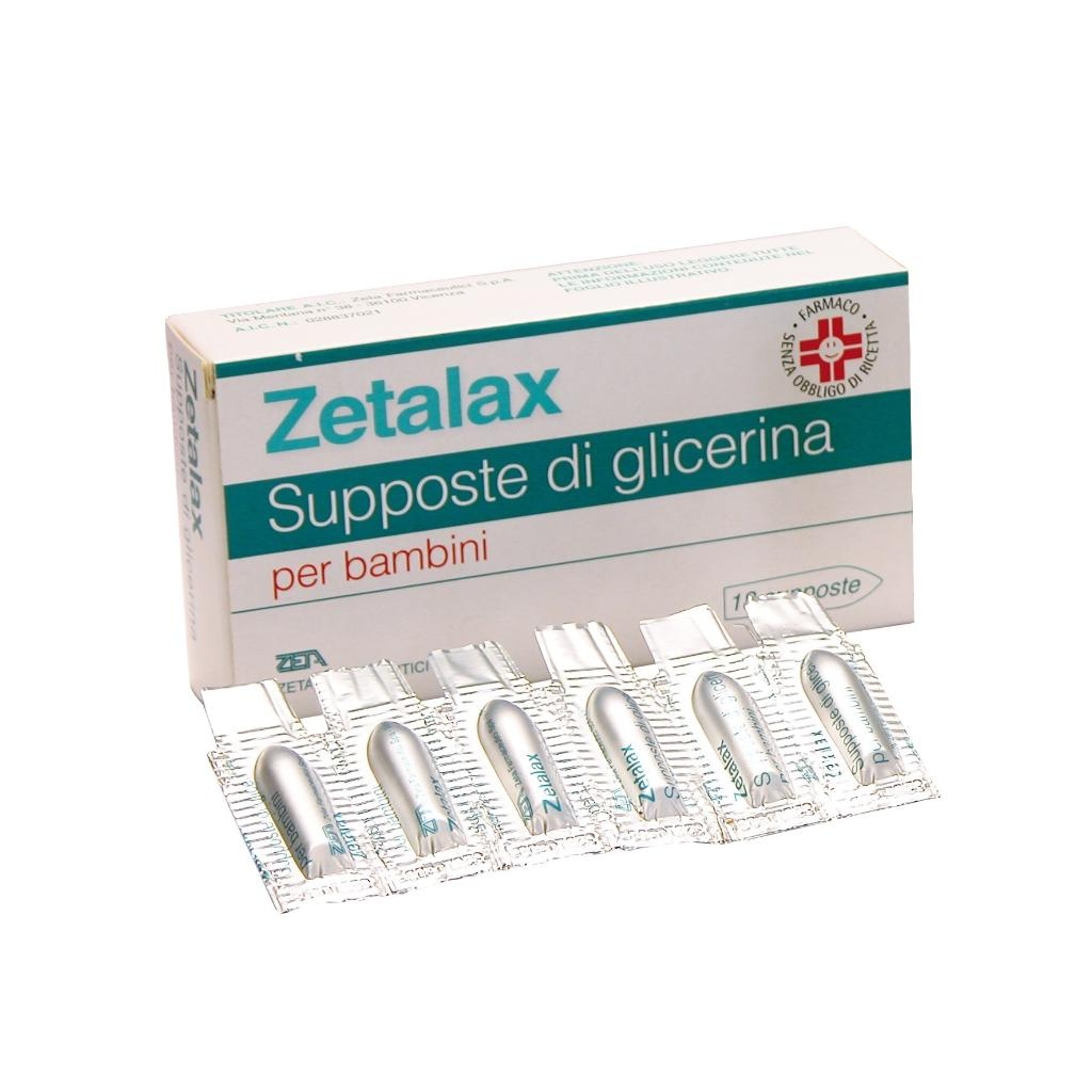 ZETALAX SUPPOSTE DI GLICERINA