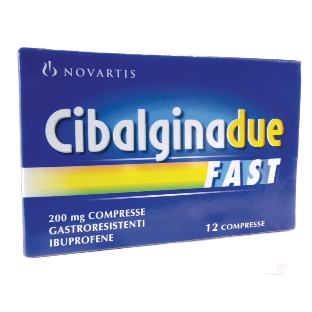 CIBALGINA DUE FAST 200 MG COMPRESSE GASTRORESISTENTI