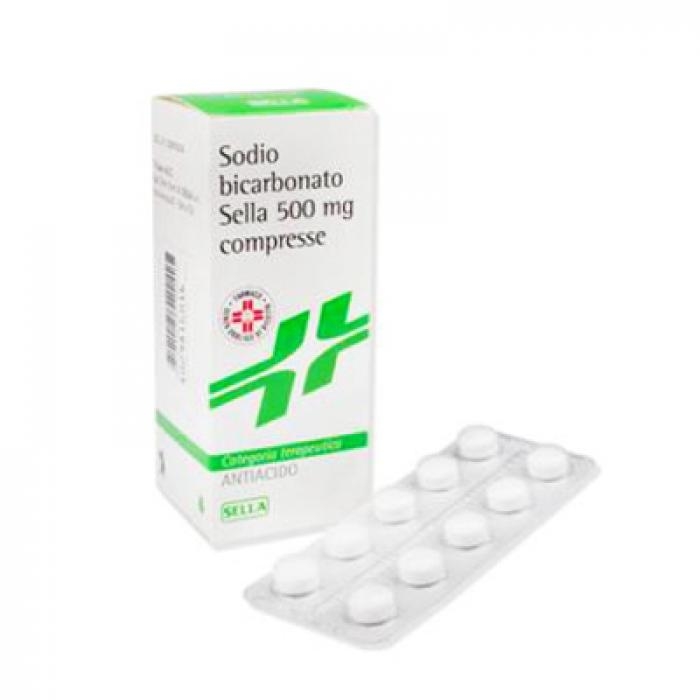 SODIO BICARBONATO SELLA 500 MG COMPRESSE