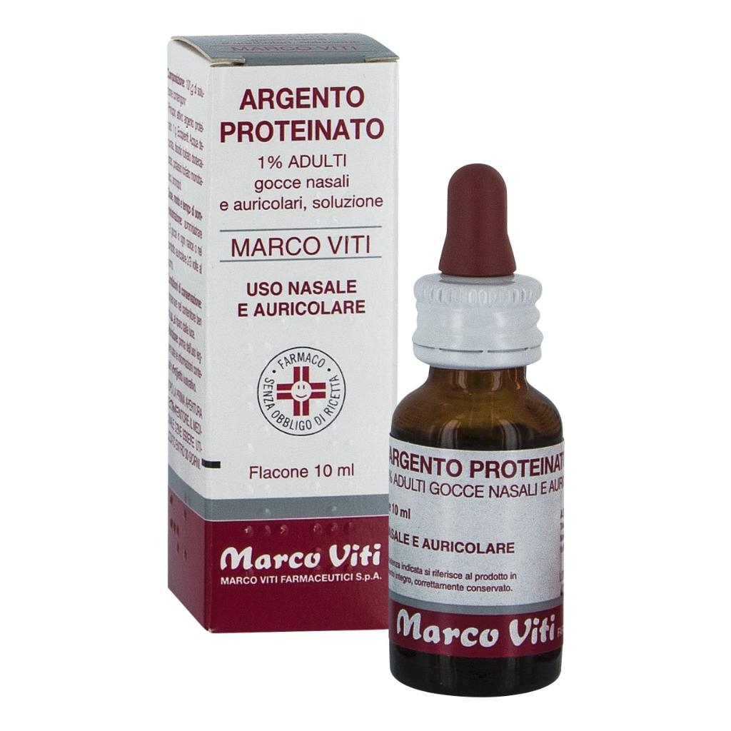 ARGENTO PROTEINATO MARCO VITI GOCCE NASALI E AURICOLARI SOLUZIONE