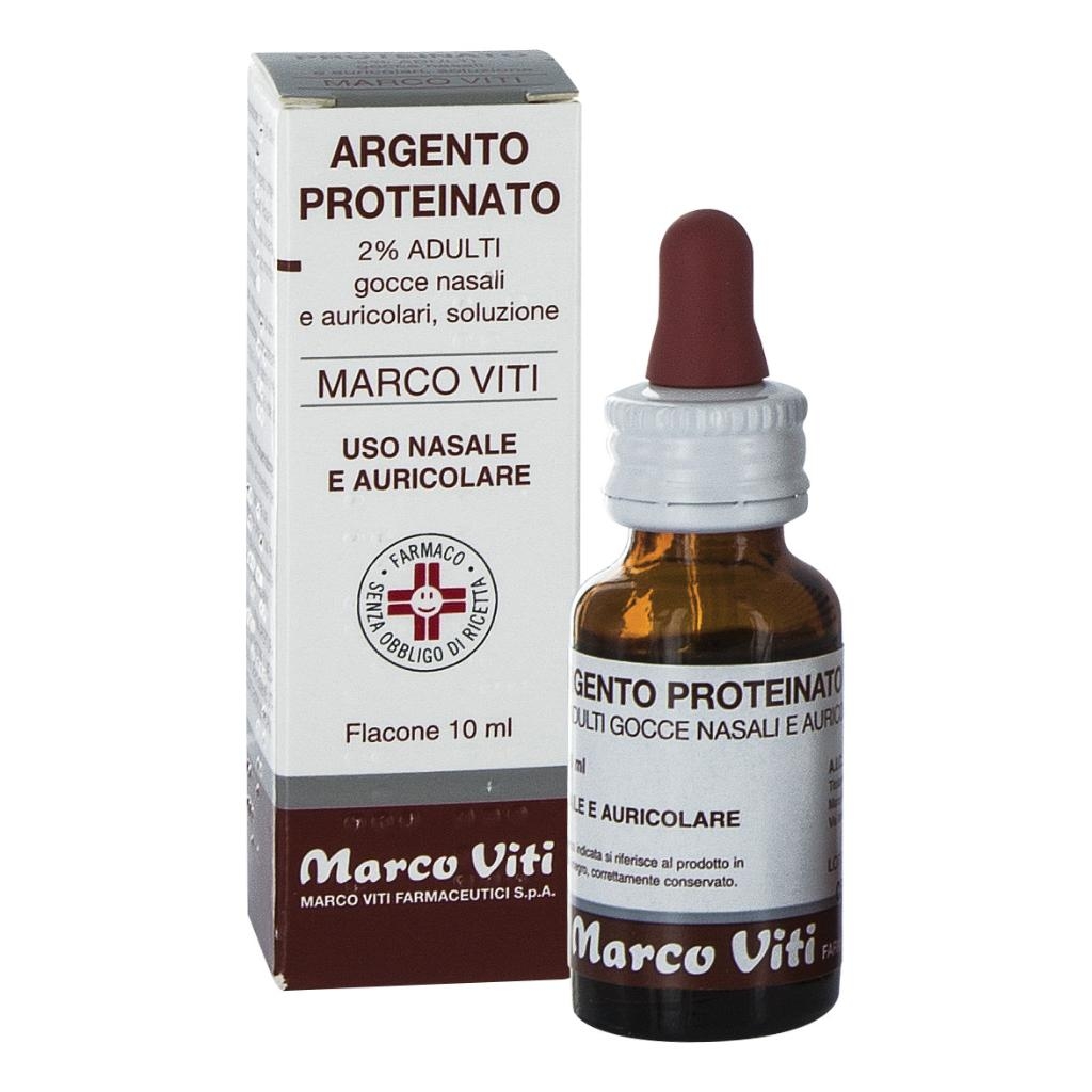 ARGENTO PROTEINATO MARCO VITI GOCCE NASALI E AURICOLARI SOLUZIONE