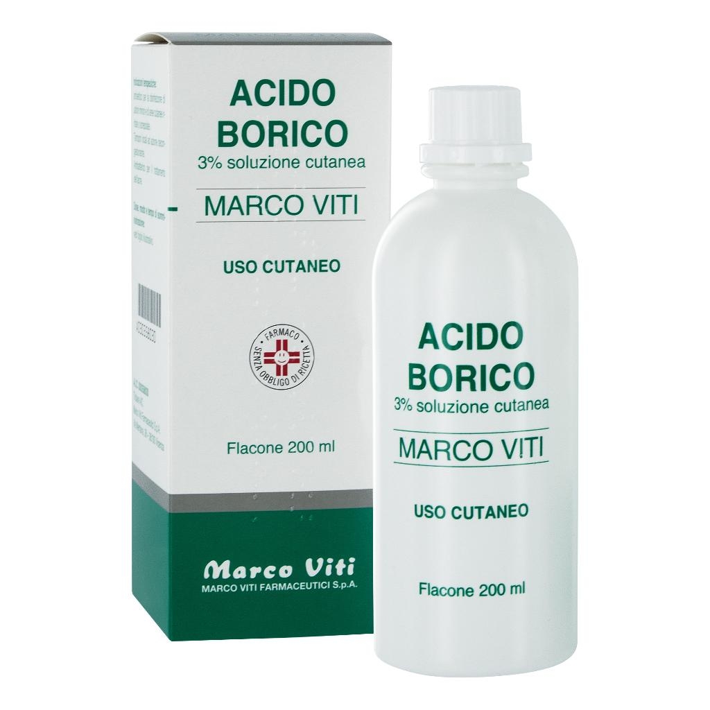 ACIDO BORICO MARCO VITI 3% SOLUZIONE CUTANEA