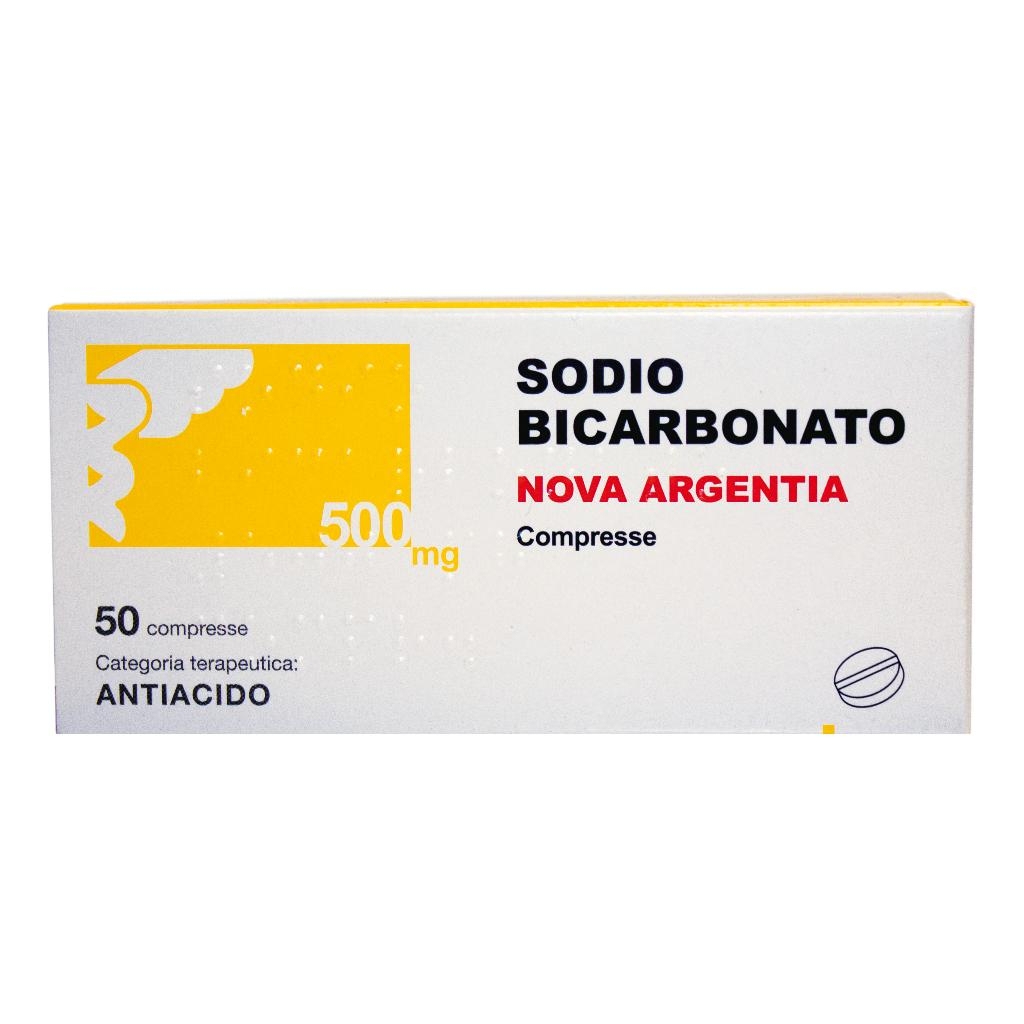 SODIO BICARBONATO NOVA ARGENTIA 500 MG COMPRESSE