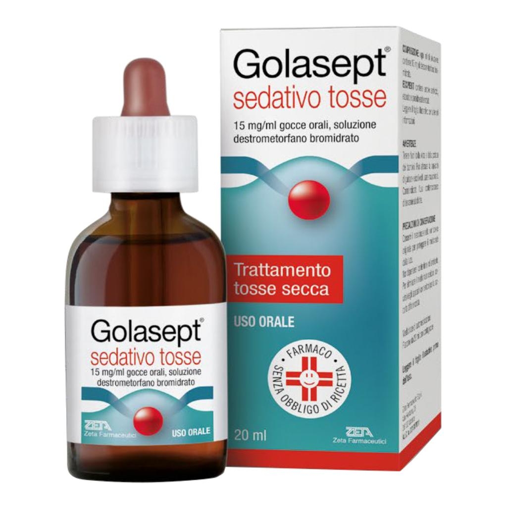 GOLASEPT SEDATIVO TOSSE 15 MG/ML GOCCE ORALI SOLUZIONE