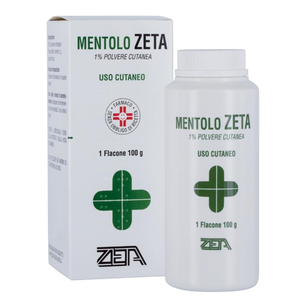 MENTOLO ZETA 1% POLVERE CUTANEA