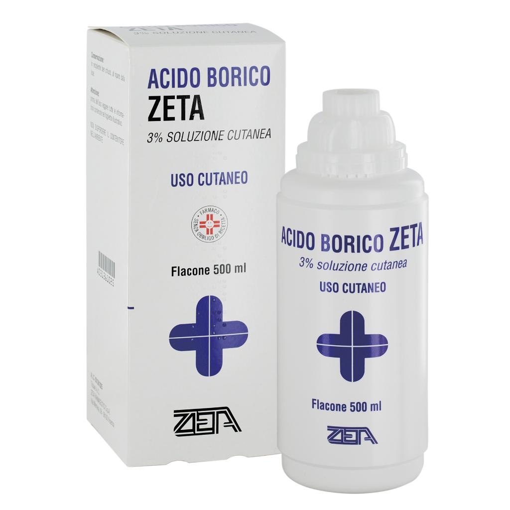 ACIDO BORICO ZETA 3% SOLUZIONE CUTANEA