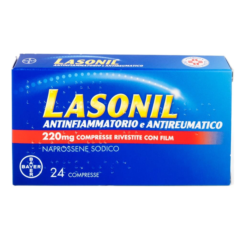 LASONIL ANTINFIAMMATORIO E ANTIREUMATICO 220 MG COMPRESSE RIVESTITE CON FILM