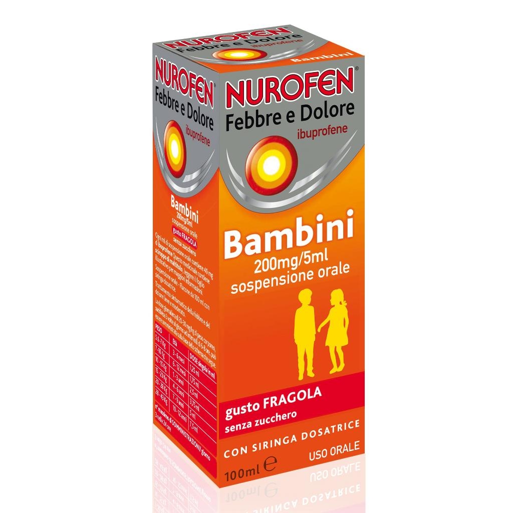 NUROFEN FEBBRE E DOLORE 200 MG/5ML SOSPENSIONE ORALE